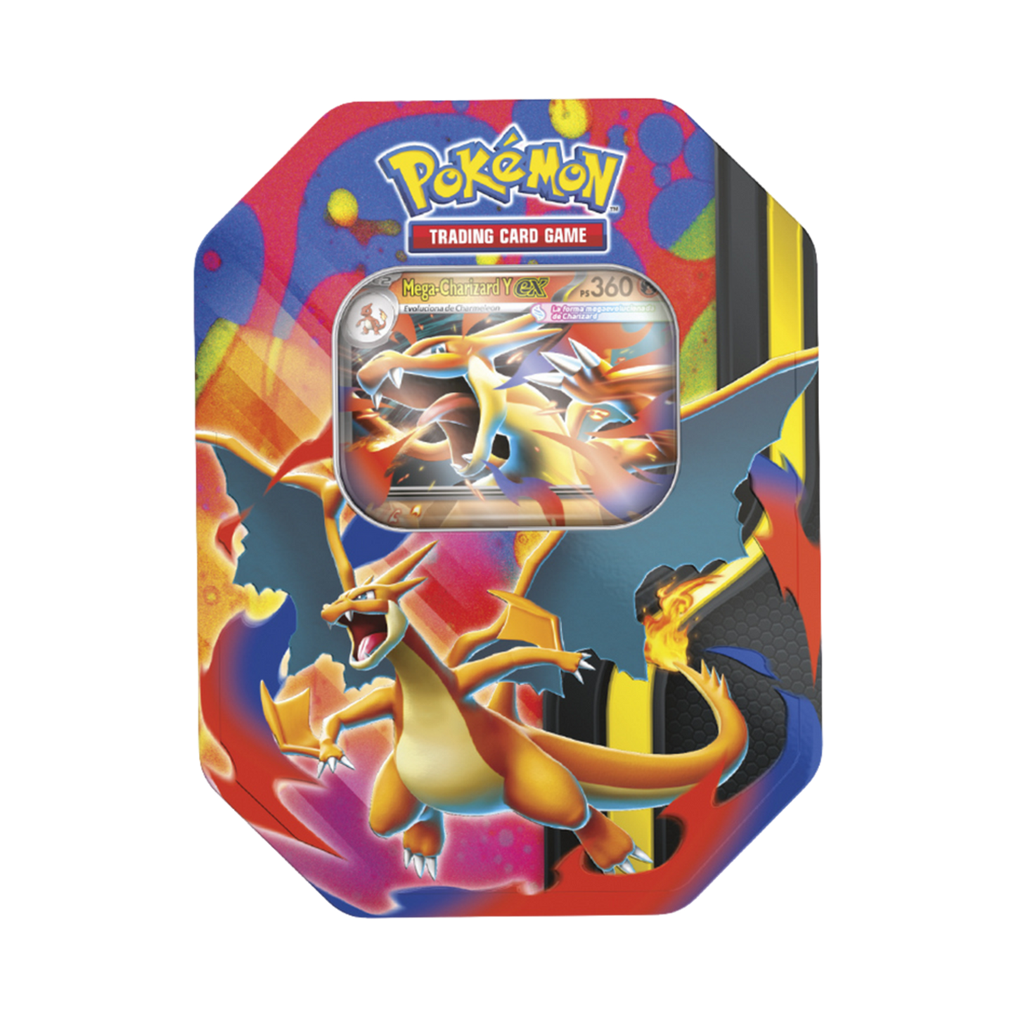 Lata Mega - Charizard de JCC Pokémon en Español