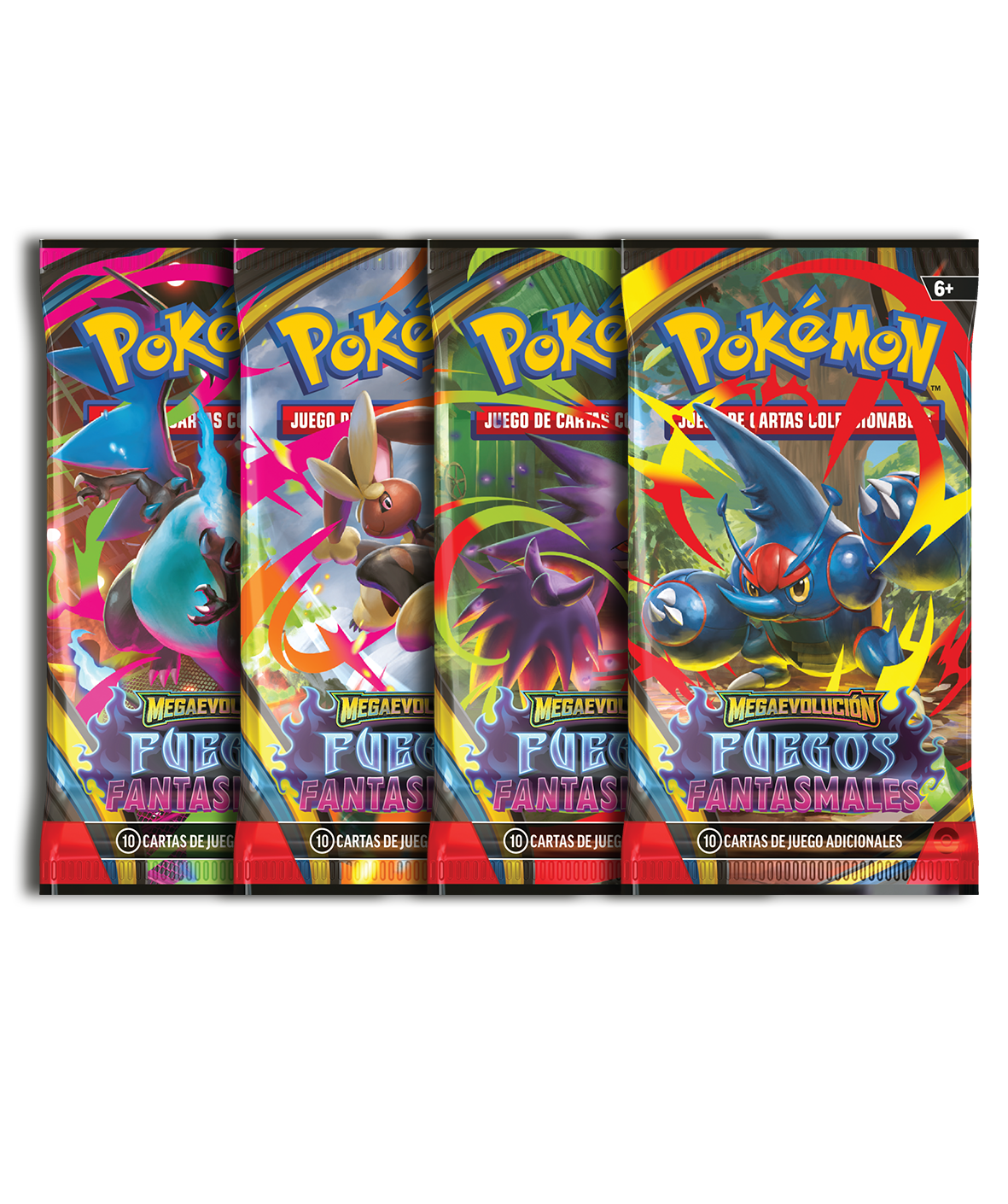 Caja de 36 Sobres - Megaevolución -Fuegos Fantasmales - Español