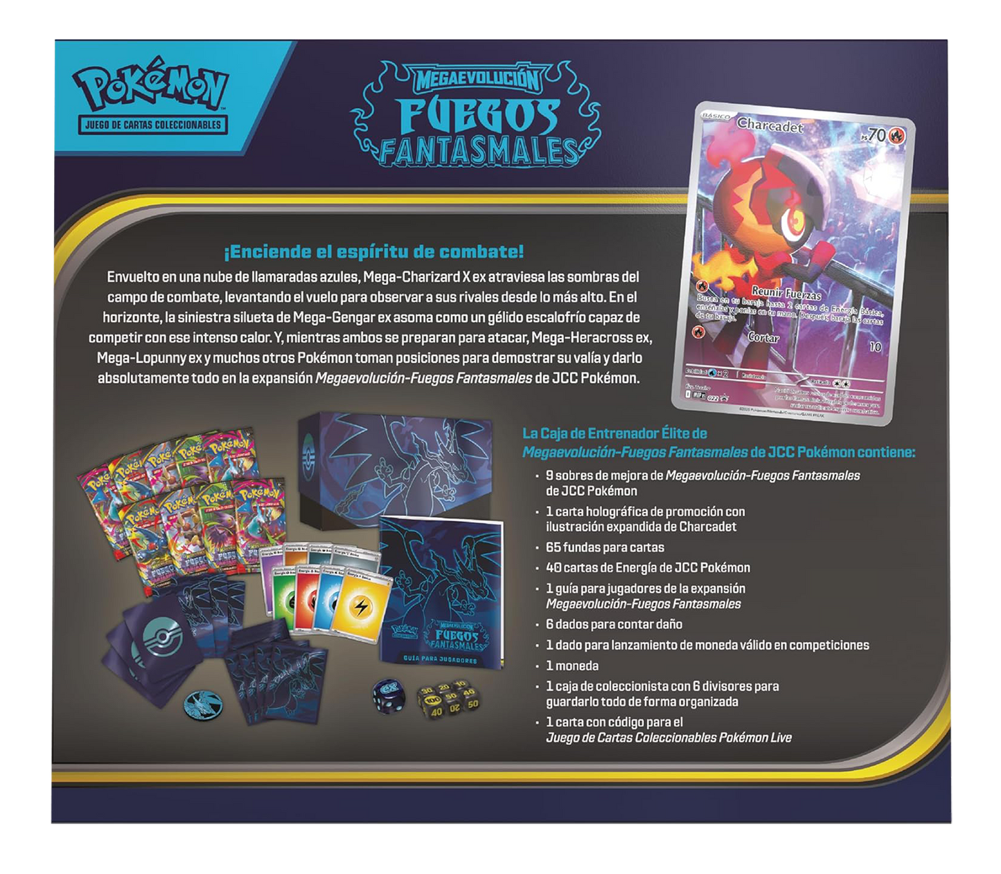 Caja de Entrenador Élite (ETB) - Fuegos Fantasmales - Español