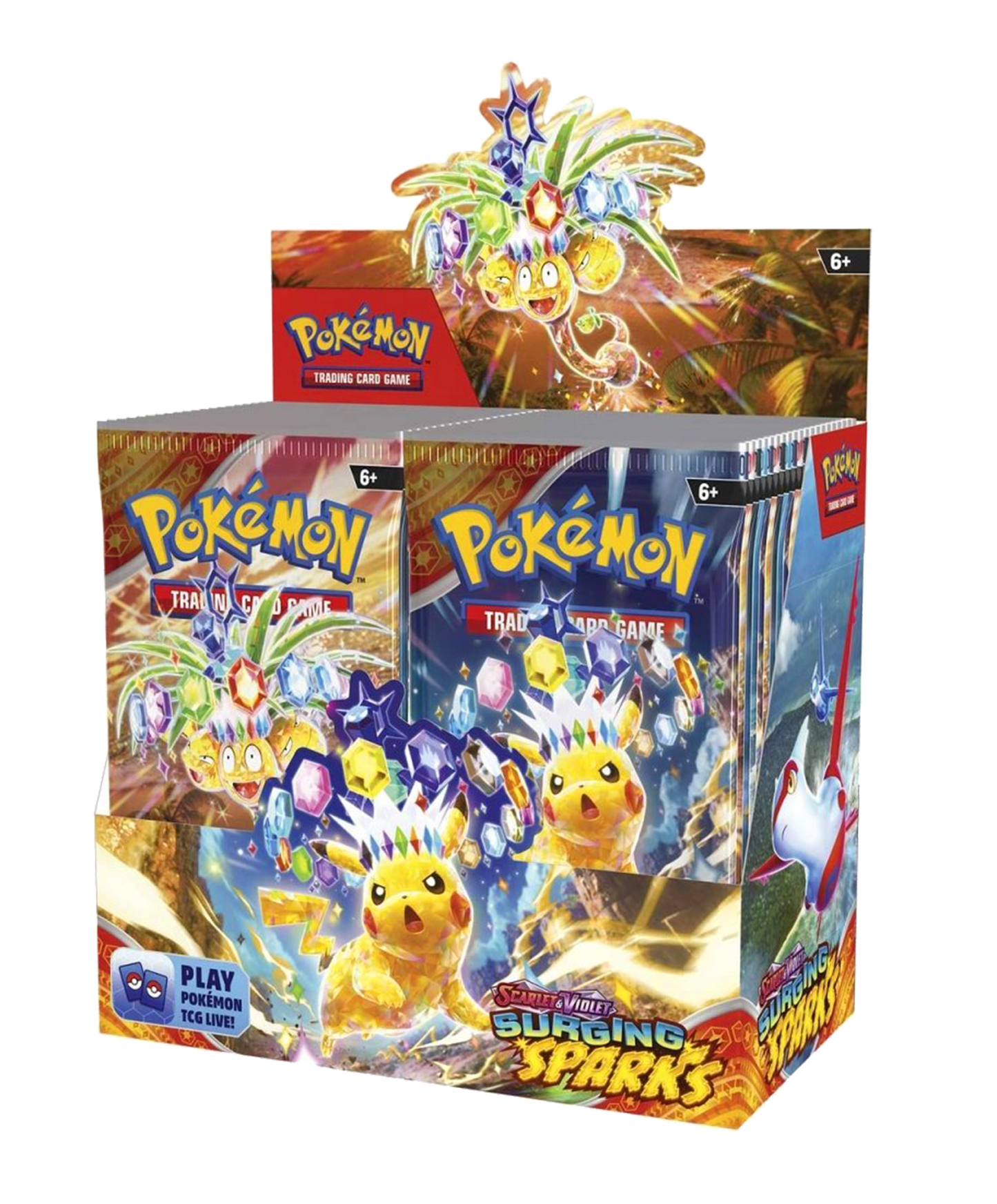 Caja de 36 Sobres - Chispas Fulgurantes - Español