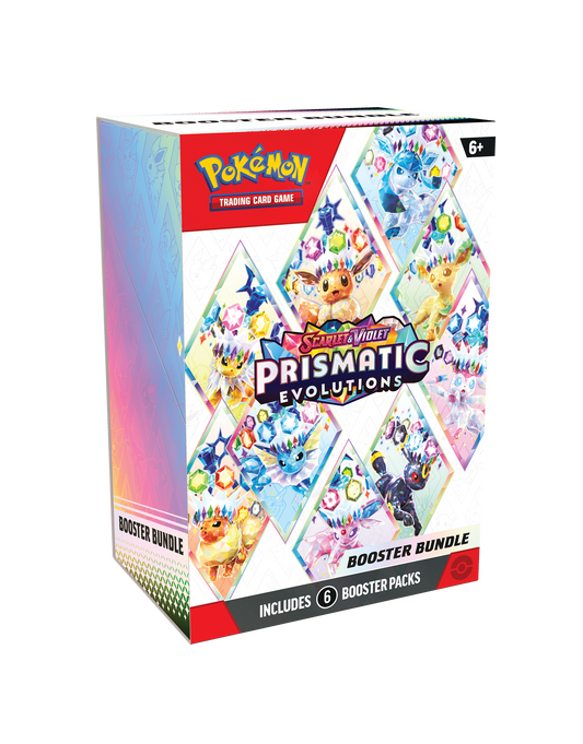 Caja de 6 Sobres - Prismatic Evolutions - Booster Bundle - Inglés - El Podenco TCG