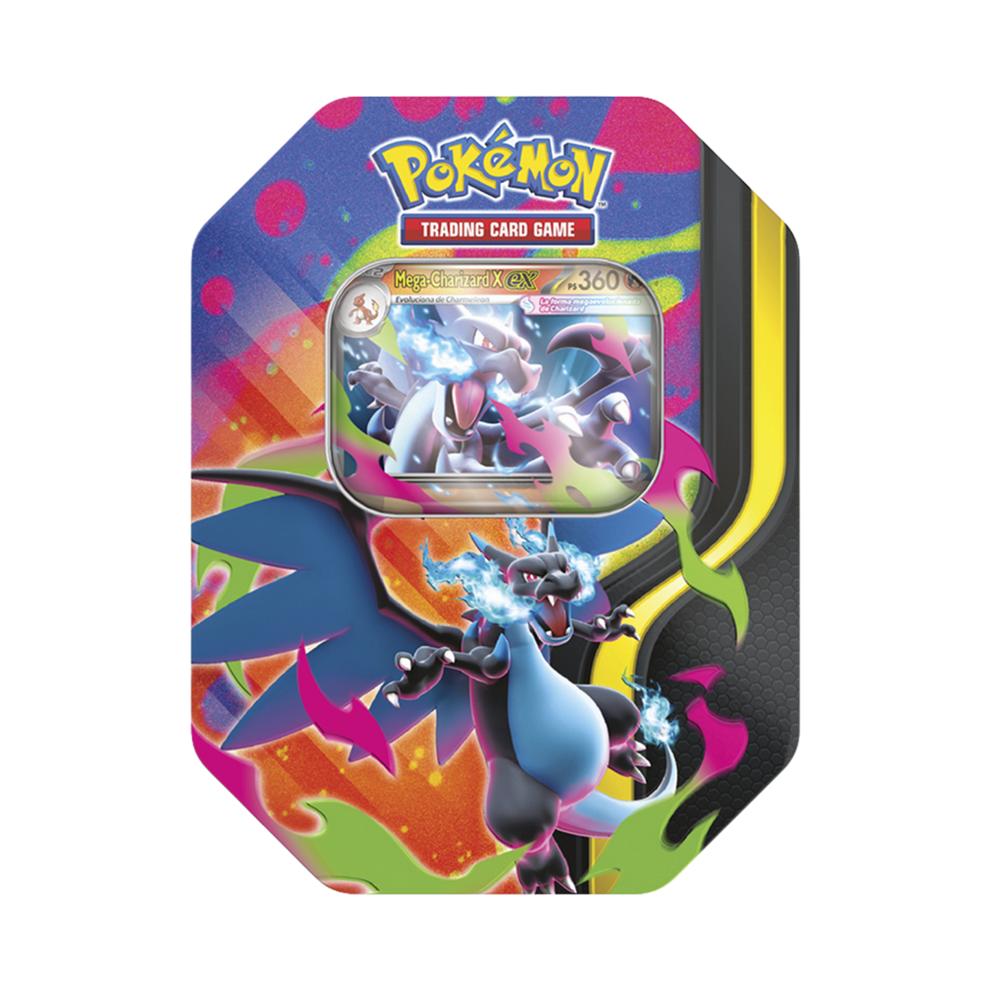 Lata Mega - Charizard de JCC Pokémon en Español