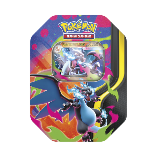 Lata Mega - Charizard de JCC Pokémon en Español