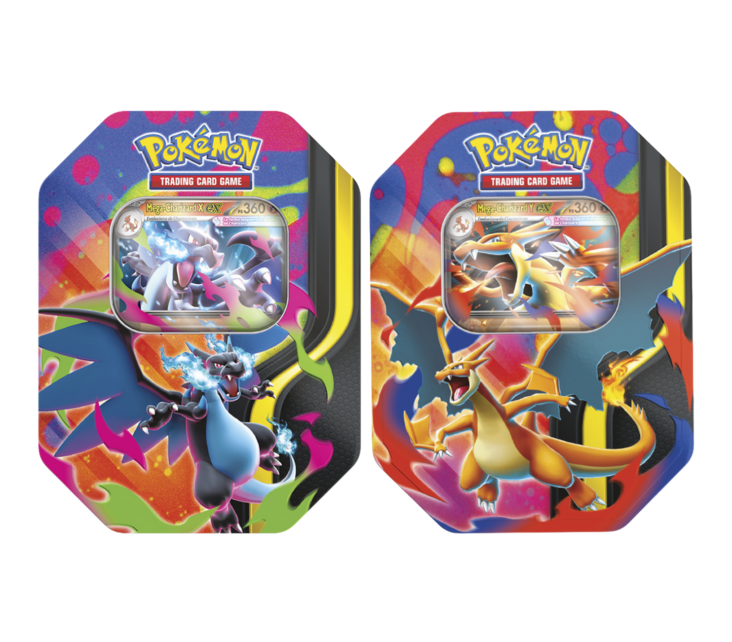 Lata Mega - Charizard de JCC Pokémon en Español