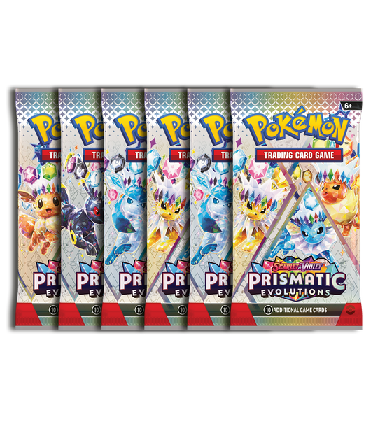 Caja de 6 Sobres - Prismatic Evolutions - Booster Bundle - Inglés - El Podenco TCG